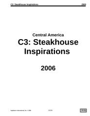 CA Steakhouse Inspirations 5-11-07.doc