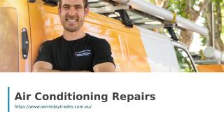 Air Conditioning Repairs.ppt