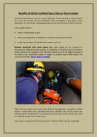 Benefits of Hiring Confined Space Rescue Team London.pdf