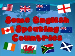 Some English Speaking Countries - Flags.ppt